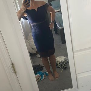 Beautiful blue formal navy dress